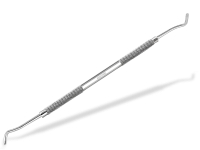 Profi Nagelreiniger Eckenheber Fu�pflege Doppelinstrument aus rostfreiem Edelstahl f�r Nagelecken als Ideales Fu�pflegewerkzeug