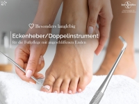 Doppelinstrument Nagel Sonde Nagel-Eckenheber kurze feine Enden