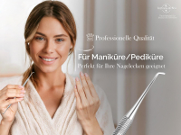 Doppelinstrument Nagel Sonde Nagel-Eckenheber kurze feine Enden