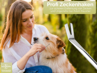 Profi Zeckenhaken - Zeckenentferner aus rostfreiem Edelstahl