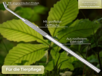 Profi Zeckenhaken - Zeckenentferner aus rostfreiem Edelstahl