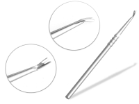 Nagelhautmesser & Eckenfeile Nagelfeile Nail Pusher 2-Teiliges Set