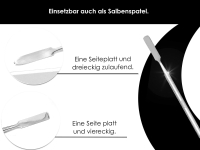 Salbenspatel Doppelspatel Creme Spatel Anrhrspatel