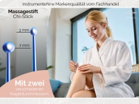 Akupunktur-Stift Titan Akupressur-Stift Punktsucher Meridianstift Edelstahl Kugel 3/7 mm Akupressurstift Akupunktur-Stab