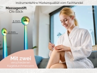 Akupressurstift Massagestab Massage Edelstahl Titan 2/5 mm Akupunktur Stift Akupressur Stift