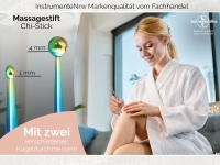 Massagestab Selbstmassage Akupressurstift Meridianstift Edelstahl 1/4 mm Akupunktur-Stift Akupressur-Stift