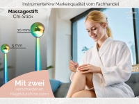 Triggerpunktmassage Akupressur-Stift Akupunktur-Stift 5/10 mm Punktsucher Edelstahl Titan Kugel