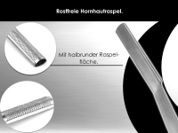 Hornhaut-Raspel Hornhautfeile