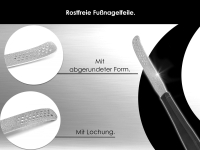 Hornhautentferner Hornhautraspel Solingen Hornhautfeile Fupflegeinstrument