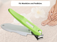 Nagelknipser Nagelschere Manikre Pedikre Knipser - 360 Grad Drehbar  Fupflege Nagelschneider Nail Clipper zum Krzen von Fingerngel und Fungel