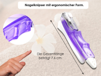 Nagelknipser Nagelschere Manikre Pedikre Knipser - 360 Grad Drehbar  Fupflege Nagelschneider Nail Clipper zum Krzen von Fingerngel und Fungel