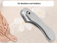 Profi Nagelknipser Nagelschere Manikre Knipser Nail Cutter Edelstahl Rostfrei mit Scharfer Seitlicher Schnittflche