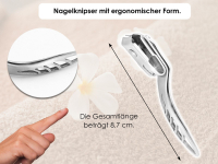 Nagelknipser Edelstahl Rostfrei 360 Grad