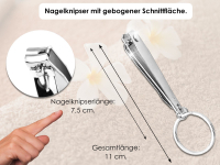 Großer Nagelknipser für Finger und Fußnägel Nagelschere Maniküre Pediküre Knipser