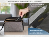 Nagelfeile aus Solingen Manik�re Saphirnagelfeile 13,5 cm Fein/Grob