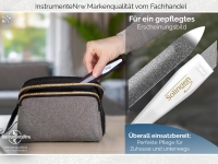 Nagelfeile Hohlfeile aus Solingen Manik�re Saphirnagelfeile Made in Germany Fein/Grob Pedik�re Feile Nagelpflege f�r H�nde und F��e