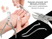 Manikre Set aus Solingen 7-Teilig Nagelpflegeset fr Damen und Herren Manikre Pedikre Instrumenten Nagelset fr Handpflege Fupflege