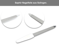 Manikre Etui Set Nagelschere Pinzette Nagelzange und Saphir Nagelfeile aus Solingen