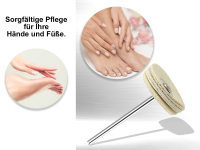 Lederschwabbel als Nagelpolierer 2,2 cm