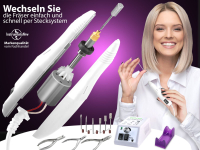 Pedikre Schleifgert inkl. Nagelfrsern mit Nagelzangen-Set