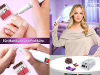 Fr�ser-Manik�re Pedik�re Ger�t inkl. 300 Schleifb�nder in mittlerer K�rnung