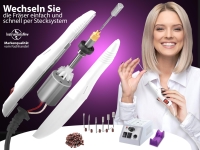 Fr�ser-Manik�re Pedik�re Ger�t inkl. 300 Schleifb�nder in mittlerer K�rnung