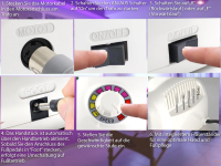 Fußpflegegerät Maniküre Pediküre Set mit Schleifhülsen + Fräser-Set Fußpflegegerät Maniküre Pediküre Set mit Schleifhülsen + Fräser-Set