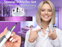 Fußpflegegerät Maniküre Pediküre Set mit Schleifhülsen + Fräser-Set Fußpflegegerät Maniküre Pediküre Set mit Schleifhülsen + Fräser-Set