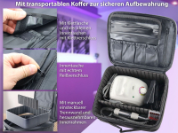 Hornhaut-Fupflegegert Nagelfrser Schleifgert-Set Schleifhlsen Frser