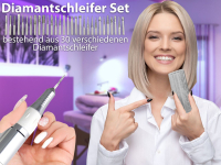 Hornhaut-Fupflegegert Nagelfrser Schleifgert-Set Schleifhlsen Frser