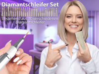 Manikre-Pedikre-Set Fupflegegert mit Schleifhlsen + Diamantschleifer