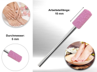 Edelkorund Schleifer Nagelpflege Manikre Frser als Zylinder 5 mm