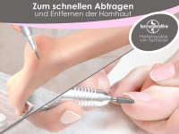 Fupflege Diamantschleifer Nagelfrser Grob Knospe Manikre Pedikre zur Hornhautentfernung, Gel, Acryl, Naturnagel und Verhornungen