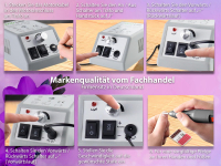 39 tlg SET Fr�ser Ger�t f. Manik�re & Pedik�re Fu�pflege