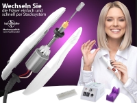 39 tlg SET Fr�ser Ger�t f. Manik�re & Pedik�re Fu�pflege