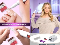 39 tlg SET Fr�ser Ger�t f. Manik�re & Pedik�re Fu�pflege