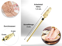 Hartmetallfrser zum schnellen Abtragen des Nagels und Hornhaut