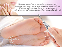 HM Frser Aufsatz Hartmetall Nagelfrser Manikre Nagelfeile Schleifer Nailart Bit Fein Kreuzverzahnt Pedikre Schleifkrper fr Gel und Acryl Ngel fr Fupflegegerte und elektrische Nagelfeilen