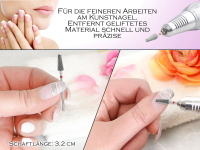 Frser Hartmetall Pedikre Manikre Nailart Schleifer Nagelfeile Fein Kreuzverzahnt Konus Nagelfrser Pedikre Aufsatz fr Arbeiten am Kunstnagel