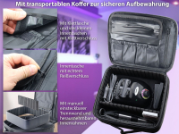 Fupflegegert inkl. Frser mit Schleifhlsen und Aufbewahrungstasche