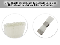 Frserbrste - Reinigungsbrste fr Hartmetall Frser Bohrer Schleifer Bits