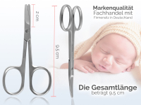 Nagelschere Baby abgerundete Enden