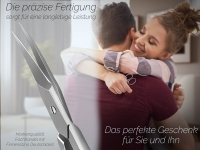 Hautschere TURMSPITZE MANIK�RESPITZE Ice Tempered Stainless Profiqualit�t