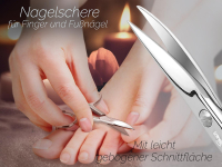 Nagelschere + Nagelhautschere Hautschere aus SOLINGEN