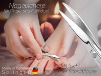 Nagelschere + Nagelhautschere Hautschere aus SOLINGEN