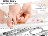 Nagelhautschere Pfeilring aus Solingen