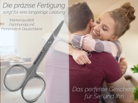 Nagelschere mit gerader Schnittfl�che - Abgerundet -