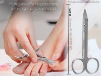Kr�ftige Nagelschere mit Mikroverzahnung - Gerade Schnittfl�che