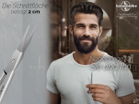 Gebogene Nagelhautschere aus Edelstahl Manik�re Hautschere Ergonomisch Geformt