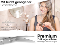 Ergo Nagelschere Funagelschere 9,5 cm Extra Scharf und Przise